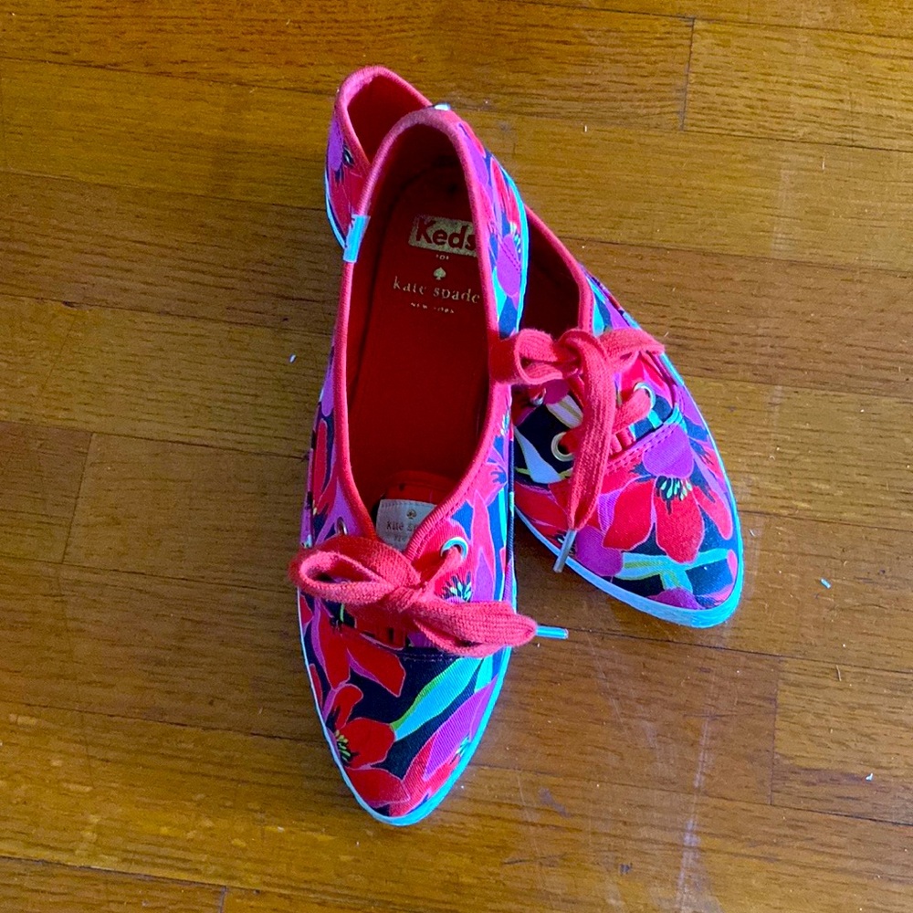 Keds Colorful Floral Lace-Up Shoes